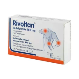 RIVOLTAN Vražji krempelj 480 mg filmsko obložene tablete, 100 kos