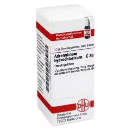 ADRENALINUM HYDROCHLORICUM C 30 globul, 10 g