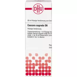 CASCARA SAGRADA D 6 Razredčitev, 20 ml