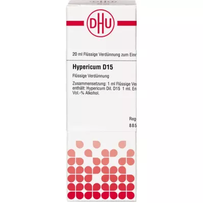 HYPERICUM D 15 Razredčitev, 20 ml HYPERICUM D 15 Razredčitev, 20 ml