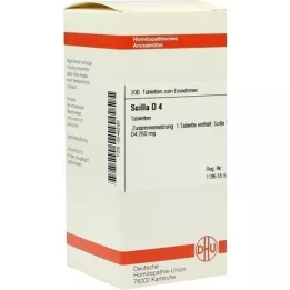 SCILLA D 4 tablete, 200 kos