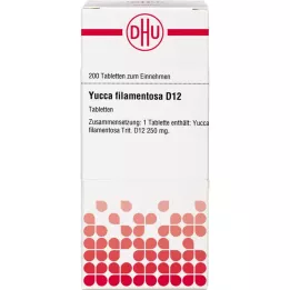 YUCCA FILAMENTOSA D 12 tablet, 200 kos