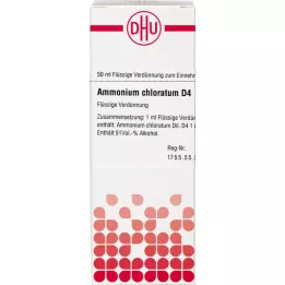 AMMONIUM CHLORATUM D 4 razredčitev, 50 ml