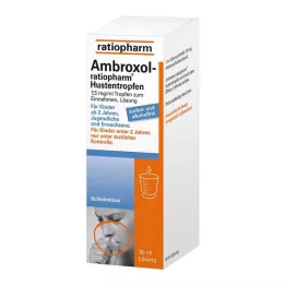 AMBROXOL-ratiopharm kapljice proti kašlju, 50 ml