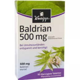 KNEIPP Baldrijan 500 obložene tablete, 90 kos