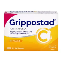 GRIPPOSTAD C trde kapsule, 24 kos