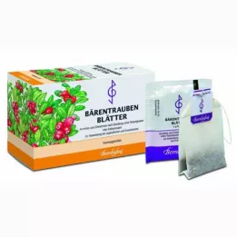 BÄRENTRAUBENBLÄTTER Filter vrečke, 20X3 g