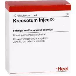 KREOSOTUM INJEEL Ampule, 10 kos