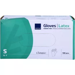 HANDSCHUHE Lateks nepudran mali 4387, 100 kos
