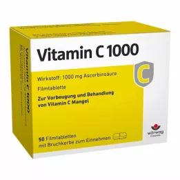 VITAMIN C 1000 filmsko obloženih tablet, 50 kos
