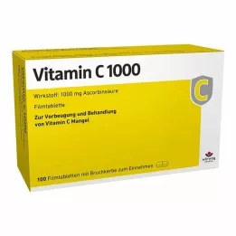 VITAMIN C 1000 filmsko obloženih tablet, 100 kos