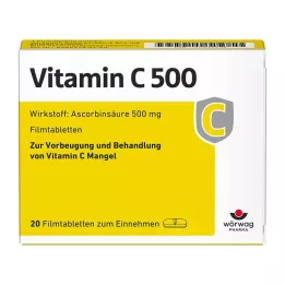 VITAMIN C 500 filmsko obložene tablete, 20 kom