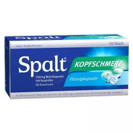 SPALT Glavobol mehke kapsule, 50 kos
