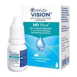 HYLO-VISION HD Plus kapljice za oči, 2X15 ml
