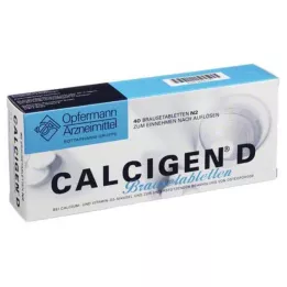 CALCIGEN D 600 mg/400 I.E. šumeče tablete, 40 kom