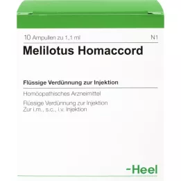 MELILOTUS HOMACCORD Ampule, 10 kos