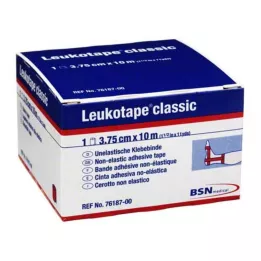 LEUKOTAPE Classic 3,75 cmx10 m rdeča, 1 kos