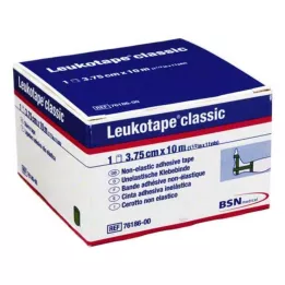 LEUKOTAPE Classic 3,75 cmx10 m zelena, 1 kos