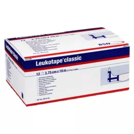 LEUKOTAPE Classic 3,75 cmx10 m modra, 12 kosov