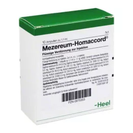 MEZEREUM HOMACCORD Ampule, 10 kos