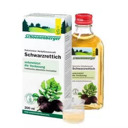 SCHWARZRETTICH Sokovi zdravilnih rastlin Schoenenberger, 200 ml
