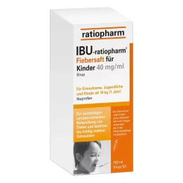 IBU-RATIOPHARM Sirup za vročino za otroke 40 mg/ml, 100 ml