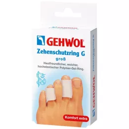GEHWOL Prstan za zaščito prstov iz polimernega gela G velik, 2 kosa