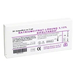 Natrum citricum 3,13% ampule, 10X2 ml
