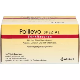 POLILEVO posebne steklenice za pitje, 10X9 ml