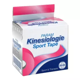 KINESIOLOGIE Športni trak 5 cm x 5 m roza, 1 kos