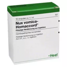 NUX VOMICA HOMACCORD Ampule, 10 kos
