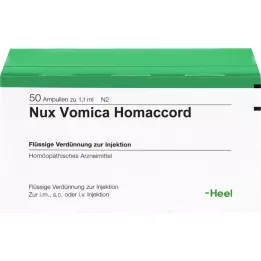 NUX VOMICA HOMACCORD Ampule, 50 kos