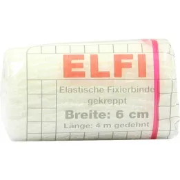 Dracoelfi elastični fiksirni povoj 6cmx4m creped cello, 1 kos