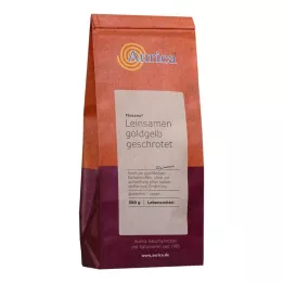 LEINSAMEN GOLDGELB zdrobljen, 500 g