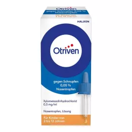 OTRIVEN 0,05% kapljice za nos za otroke, 10 ml