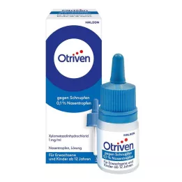 OTRIVEN 0,1% kapljice za nos za odrasle in šolske otroke, 10 ml