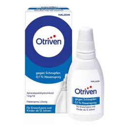 OTRIVEN 0,1 % pršilo za nos za odrasle in šolske otroke, 10 ml