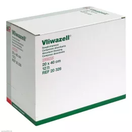 VLIWAZELL Vpojne komprese sterilne 20x40 cm, 12 kos