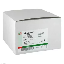 VLIWAZELL Vpojne komprese nesterilne 10x10 cm, 100 kos