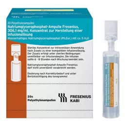 NATRIUMGLYCEROPHOSPHAT Ampula Koncentrat raztopine za infundiranje, 20X10 ml