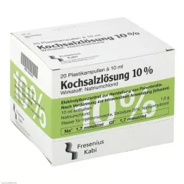 KOCHSALZLÖSUNG 10% koncentrat raztopine za infundiranje, 20X10 ml