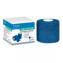 HÖGA-LASTIC-lepilni povoj 6 cmx5 m moder, 1 kos