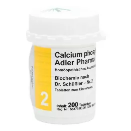 BIOCHEMIE Adler 2 Calcium phosphoricum D 6 tablet, 200 kos