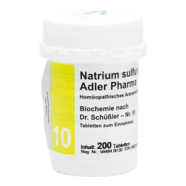 BIOCHEMIE Adler 10 Natrum sulfuricum D 6 tablet, 200 kos