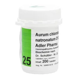 BIOCHEMIE Adler 25 Aurum chloratum natr.D 12 tablet, 200 kos