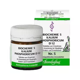 BIOCHEMIE 5 Kalium phosphoricum D 12 tablet, 80 kos