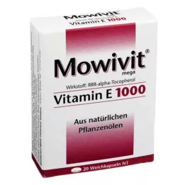 MOWIVIT Vitamin E 1000 kapsul, 20 kos