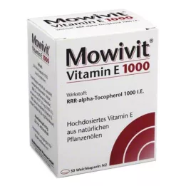 MOWIVIT Vitamin E 1000 kapsul, 50 kos