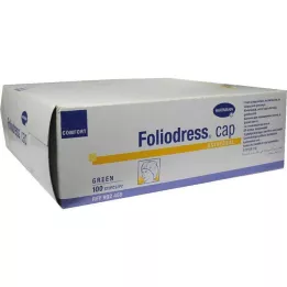 FOLIODRESS Kapa Comfort Univerzalna zelena OP-Kape, 100 kosov