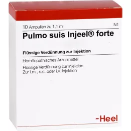 PULMO SUIS Injeel forte ampule, 10 kos